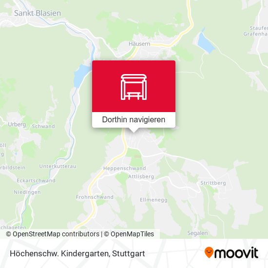 Höchenschw. Kindergarten Karte