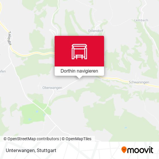 Unterwangen Karte