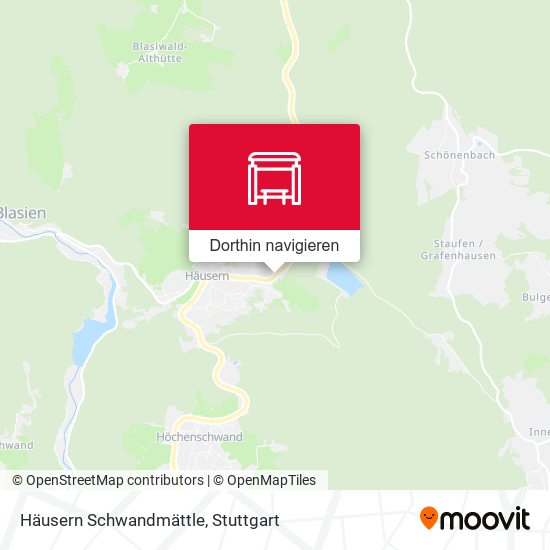 Häusern Schwandmättle Karte