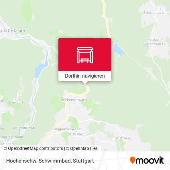 Höchenschw. Schwimmbad Karte