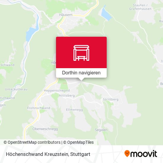 Höchenschwand Kreuzstein Karte