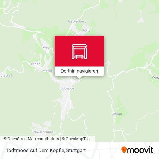 Todtmoos Auf Dem Köpfle Karte