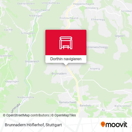 Brunnadern Höflerhof Karte