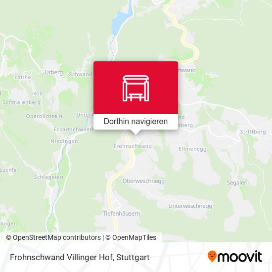 Frohnschwand Villinger Hof Karte