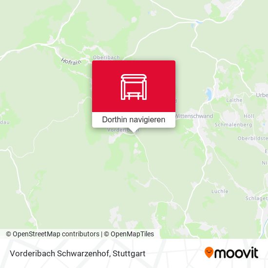 Vorderibach Schwarzenhof Karte