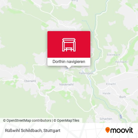 Rüßwihl Schildbach Karte
