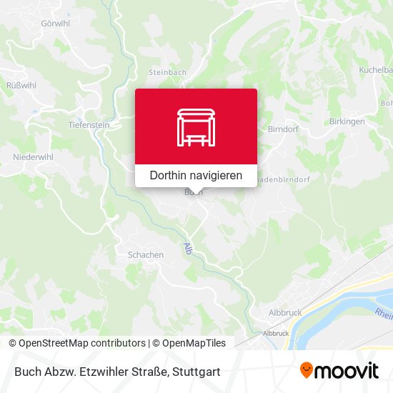 Buch Abzw. Etzwihler Straße Karte