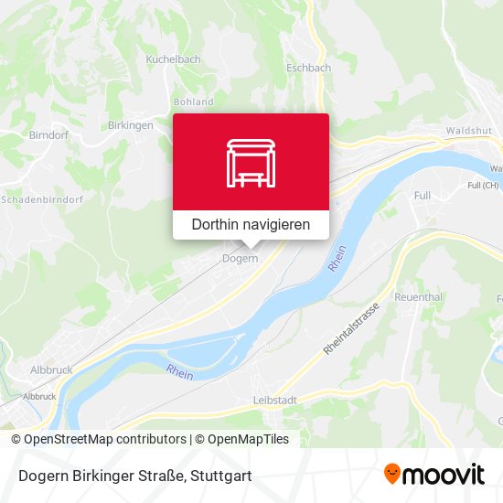 Dogern Birkinger Straße Karte