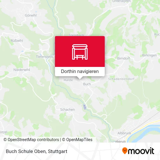 Buch Schule Oben Karte
