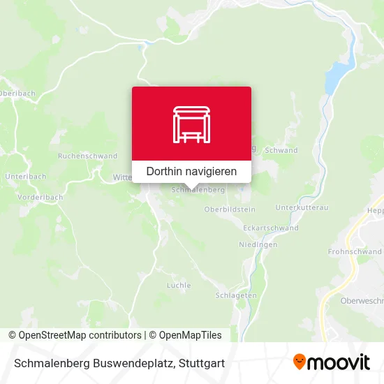 Schmalenberg Buswendeplatz Karte