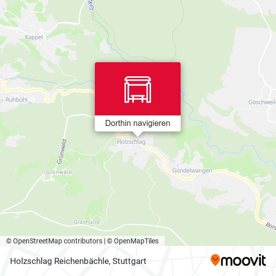 Holzschlag Reichenbächle Karte