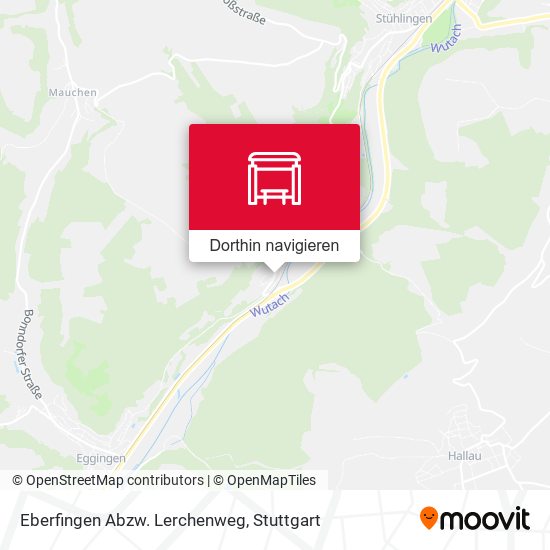 Eberfingen Abzw. Lerchenweg Karte