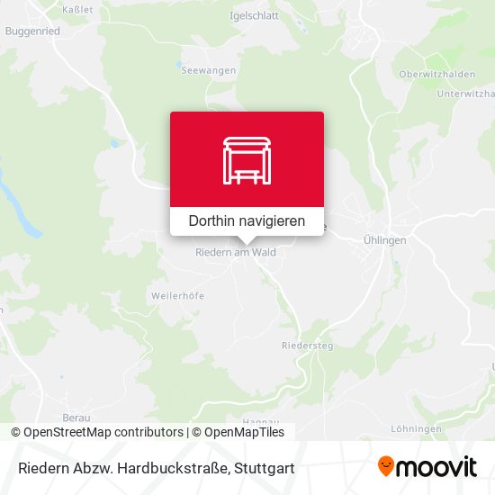 Riedern Abzw. Hardbuckstraße Karte