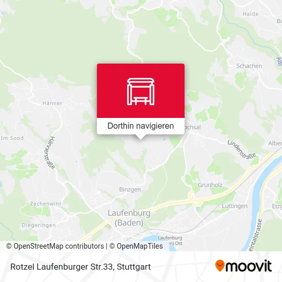 Rotzel Laufenburger Str.33 Karte