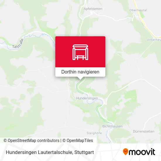Hundersingen Lautertalschule Karte