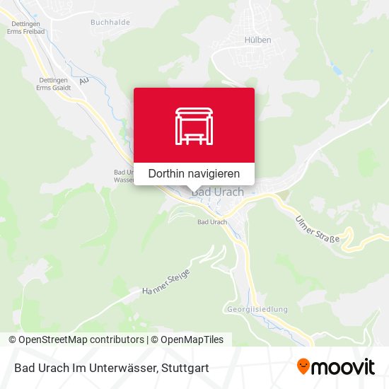 Bad Urach Im Unterwässer Karte