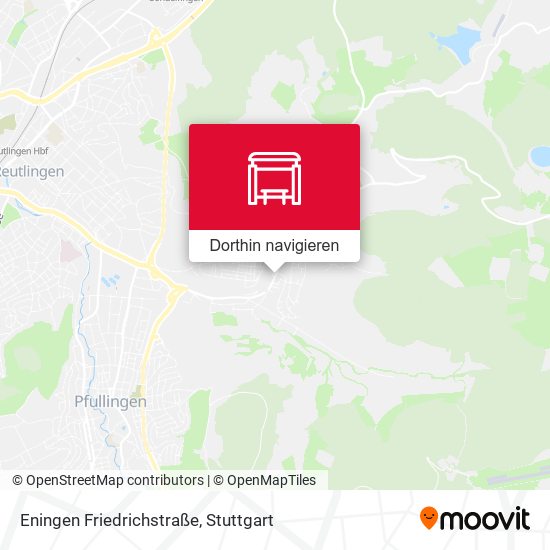 Eningen Friedrichstraße Karte