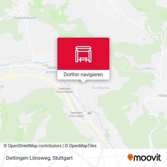 Dettingen Lönsweg Karte