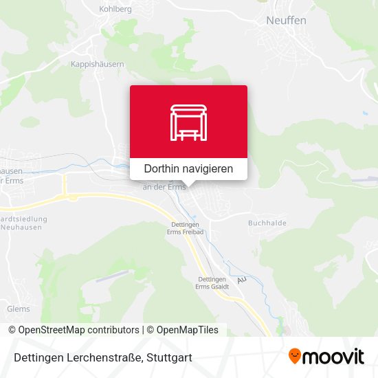 Dettingen Lerchenstraße Karte