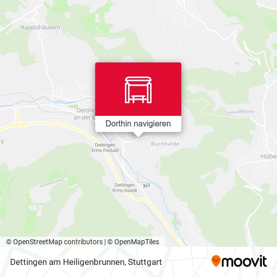 Dettingen am Heiligenbrunnen Karte