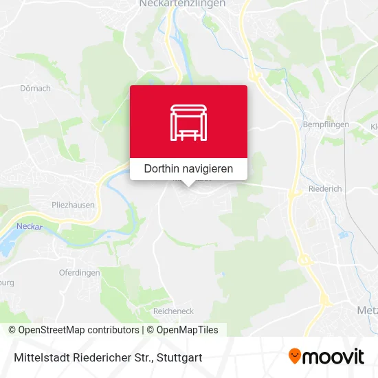 Mittelstadt Riedericher Str. Karte