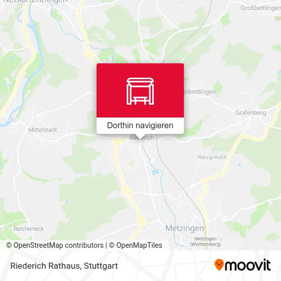 Riederich Rathaus Karte