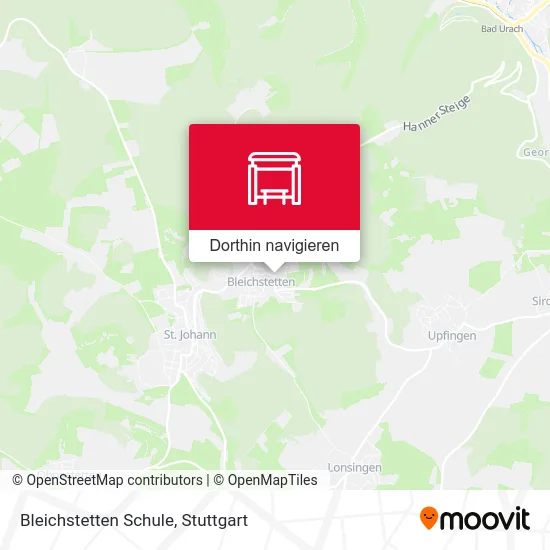Bleichstetten Schule Karte