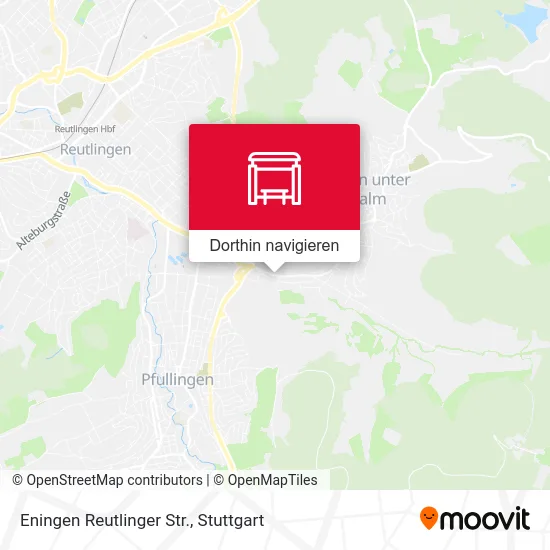 Eningen Reutlinger Str. Karte