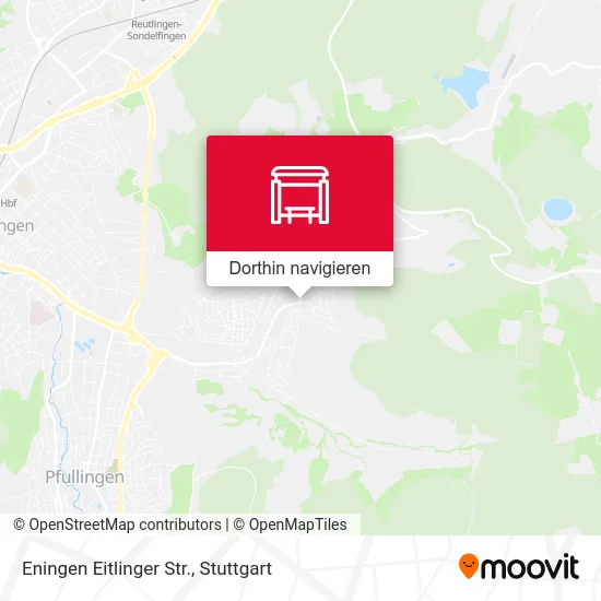 Eningen Eitlinger Str. Karte
