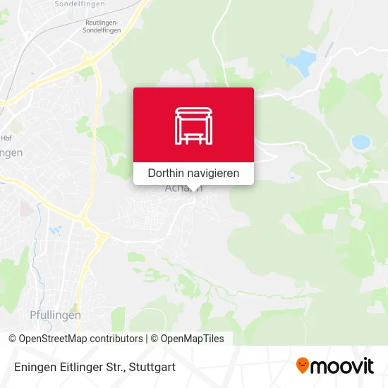 Eningen Eitlinger Str. Karte