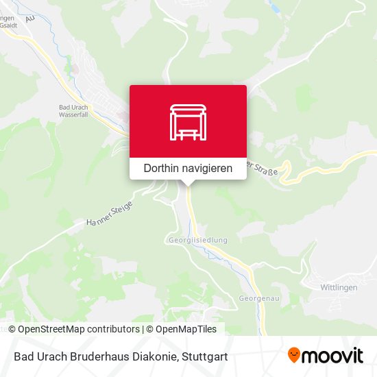 Bad Urach Bruderhaus Diakonie Karte