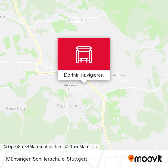 Münsingen Schillerschule Karte