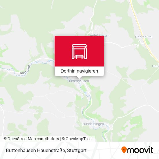 Buttenhausen Hauenstraße Karte