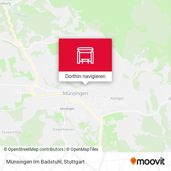 Münsingen Im Badstuhl Karte