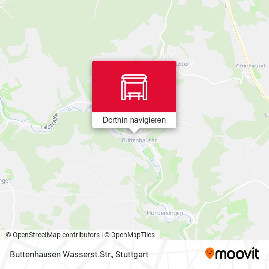 Buttenhausen Wasserst.Str. Karte