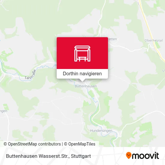 Buttenhausen Wasserst.Str. Karte