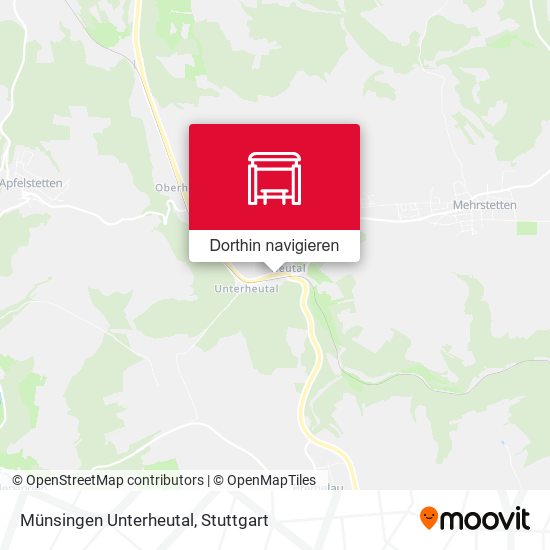 Münsingen Unterheutal Karte