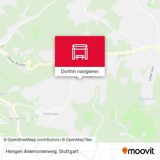 Hengen Anemonenweg Karte