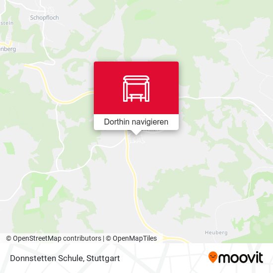 Donnstetten Schule Karte