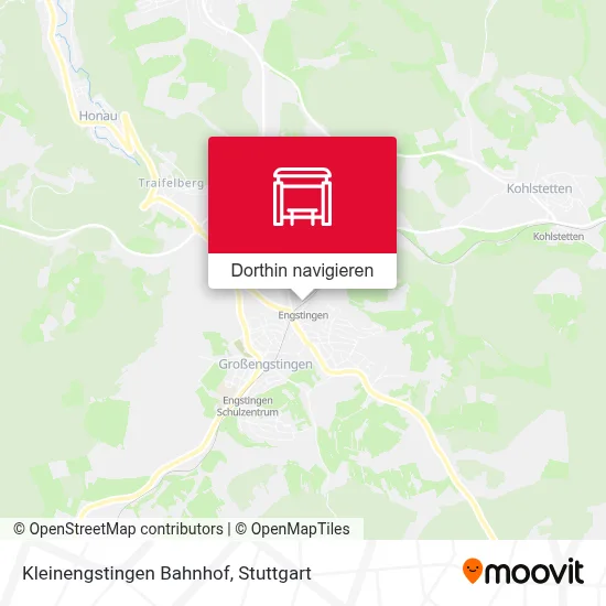 Kleinengstingen Bahnhof Karte