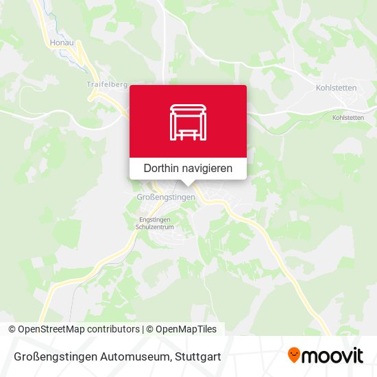 Großengstingen Automuseum Karte