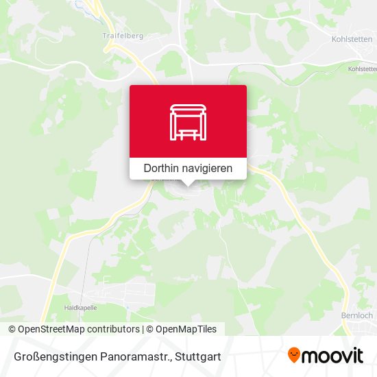 Großengstingen Panoramastr. Karte