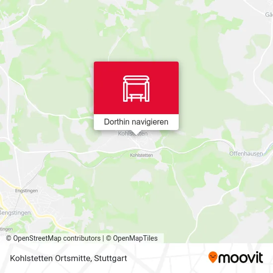Kohlstetten Ortsmitte Karte