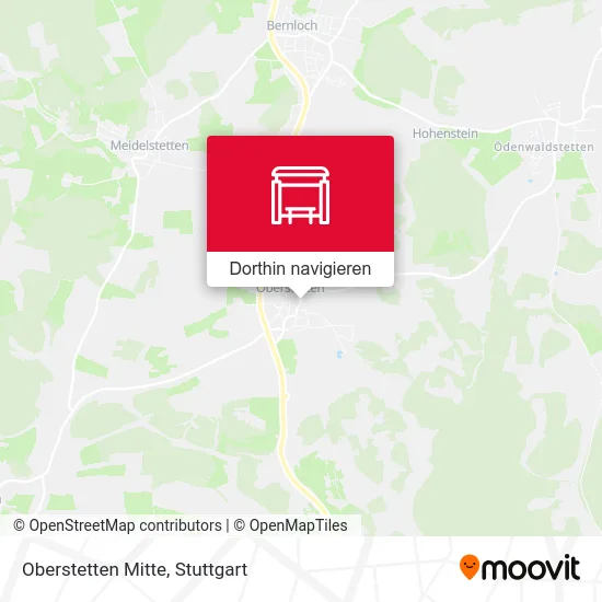 Oberstetten Mitte Karte