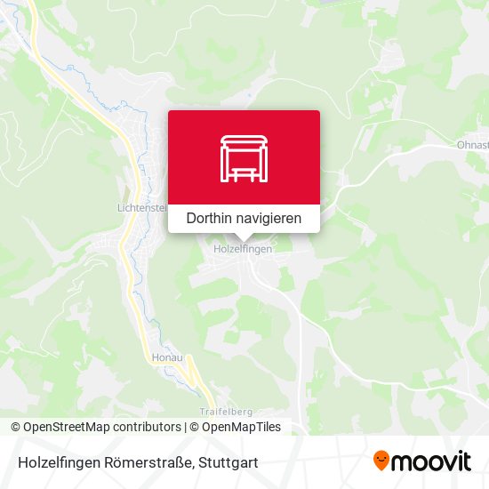 Holzelfingen Römerstraße Karte