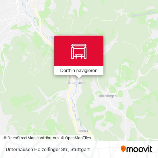 Unterhausen Holzelfinger Str. Karte