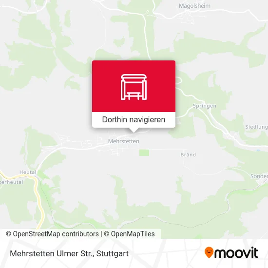 Mehrstetten Ulmer Str. Karte
