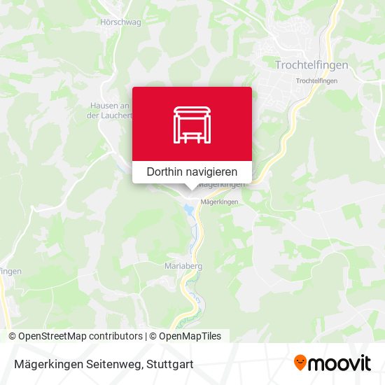 Mägerkingen Seitenweg Karte