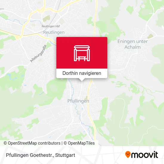 Pfullingen Goethestr. Karte