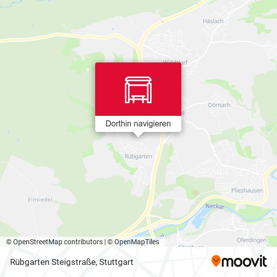 Rübgarten Steigstraße Karte